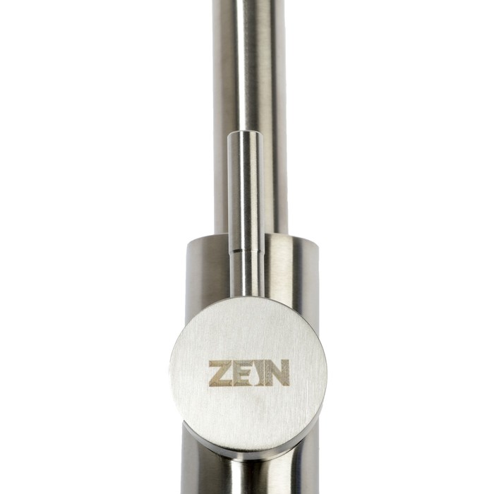 Смеситель для кухни ZEIN Z3827, однорычажный, высота излива 26 см, сатин