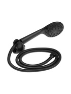 Смеситель для ванны ZEIN Z3838, однорычажный, душевой набор, лейка 5 режимов, черный - Фото 10