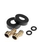 Смеситель для ванны ZEIN Z3838, однорычажный, душевой набор, лейка 5 режимов, черный - Фото 11