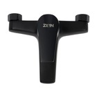 Смеситель для ванны ZEIN Z3841, однорычажный, душевой набор, лейка 5 режимов, черный - Фото 2