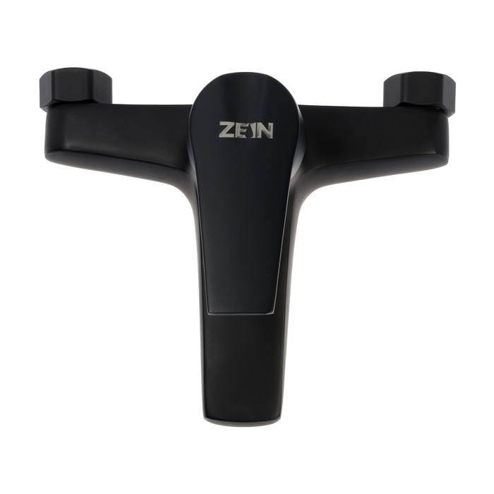 Смеситель для ванны ZEIN Z3841, однорычажный, душевой набор, лейка 5 режимов, черный