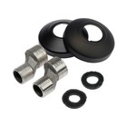 Смеситель для душа ZEIN Z3844, однорычажный, душевой набор, лейка 5 режимов, черный - Фото 9