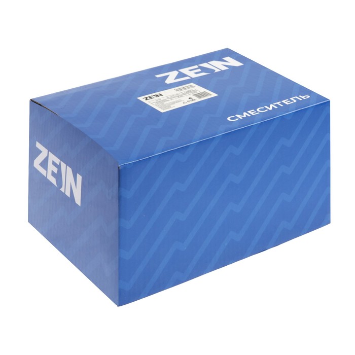 Смеситель для ванны ZEIN Z3850, двухвентильный, душевой набор, лейка 5 режимов, хром