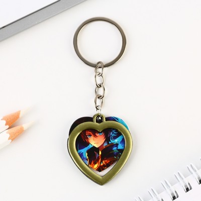 Брелок с местом под фото «Аниме», 8 х 3 см