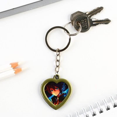 Брелок с местом под фото «Аниме», 8 х 3 см