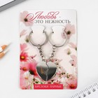 Брелок для ключей парный, «Любовь», металл, 8 х 3 см - Фото 3