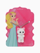 Кулон детский Выбражулька «Котёнок», белый в серебре - Фото 5