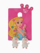 Серьги детские Выбражулька «Гусь», цветные - Фото 4