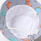 Панама детская KAFTAN «Дино», размер 54, серая 10179897