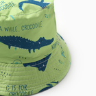 Панама детская KAFTAN "Крокодилы" р.50 зеленый - фото 807411140