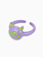 Кольцо «Монстрик» круглый, цвет зелёно-фиолетовый, безразмерное - Фото 1