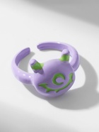 Кольцо «Монстрик» круглый, цвет зелёно-фиолетовый, безразмерное - Фото 4