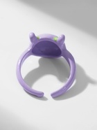 Кольцо «Монстрик» круглый, цвет зелёно-фиолетовый, безразмерное - Фото 5