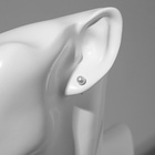 Серьги пусеты в коробке QF «Жемчужинки», 108 пар, 4, 5, 6 мм, цвет молочный в серебре - Фото 7