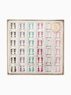 Пусеты в коробке 108 пар «Жемчужинки», 4, 5, 6 мм, цветные в серебре - Фото 4