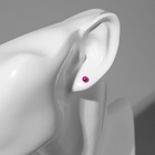 Пусеты в коробке 108 пар «Жемчужинки», 4, 5, 6 мм, цветные в серебре - Фото 2