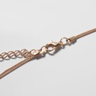 Бусы «Карамель» два ряда, бусина №16, цвет розово-фиолетовый в золоте, 54 см - Фото 3