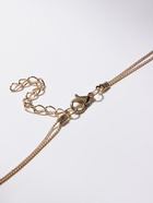 Бусы «Карамель» два ряда, бусина №16, цвет серый в золоте, 54 см - Фото 4