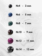 Браслет мужской "Шунгит+Гематит" через диск - фото 809472615