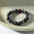 Браслет «Лава, гематит, тигровый глаз», шар №10 - Фото 1