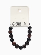 Браслет из бусин «Лава, Гематит, Тигровый глаз», d=5.5 см, шар №10, чёрный - Фото 6