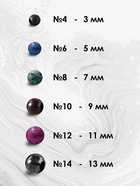 Браслет шар №6 «Кахолонг» - Фото 6