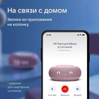 Умная колонка VK Капсула мини (MRC02PI), голосовой помощник Маруся, 5Вт, Wi-Fi, BT 4.2, розовая - Фото 10