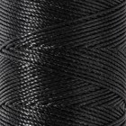 Нитки вощёные, круглые, 300D/3, 0,35 мм, 60 ± 2 м, цвет чёрный - Фото 2
