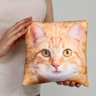 Подушка декоративная антистресс, кот «Рыжик» - Фото 7