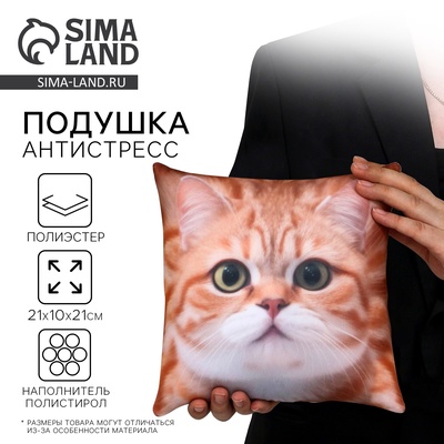 Подушка декоративная антистресс «Кот»