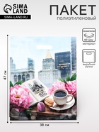 Пакет «Манхэттен», полиэтиленовый с вырубной ручкой, 37×47 см, 60 мкм - Фото 1