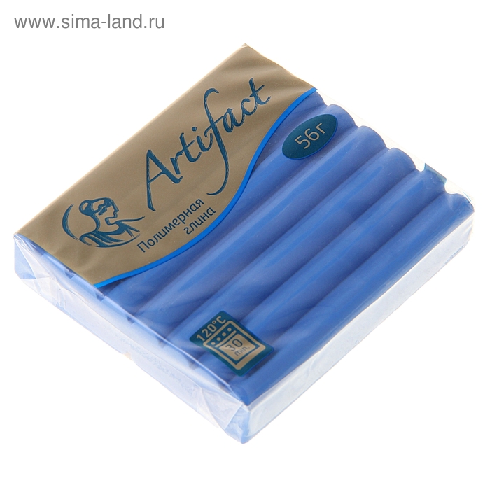 Пластика - полимерная глина 50 г «Суперпрочная формула» Джинсовый - Фото 1