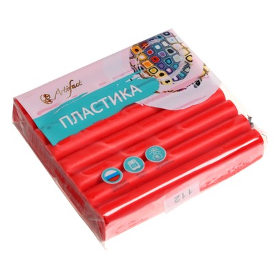 Пластика - полимерная глина, 56 г, «Классический», алый