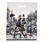 Пакет «Подружки», полиэтиленовый с вырубной ручкой, 38?47 см, 60 мкм (комплект 50 шт) - фото 67989036