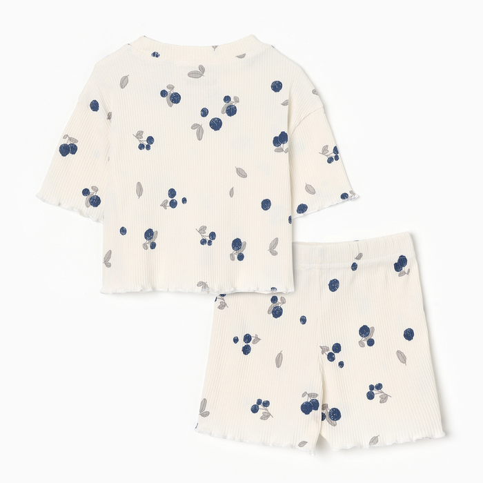 Пижама детская (футболка и шорты) KAFTAN Little berry р.30 (98-104)