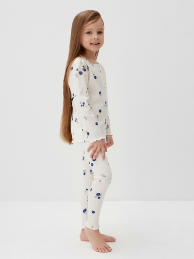 Пижама для девочки (лонгслив, легинсы) KAFTAN: Little berry, размер 32 (110-116 см)