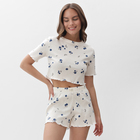 Пижама женская (футболка и шорты) KAFTAN Blueberry р. 40-42 - фото 321625733