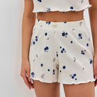 Пижама женская (футболка и шорты) KAFTAN Blueberry р. 44-46 - фото 24638275