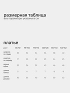 Платье для девочки синее KAFTAN: Blueberry, рост 110-116 см - Фото 2