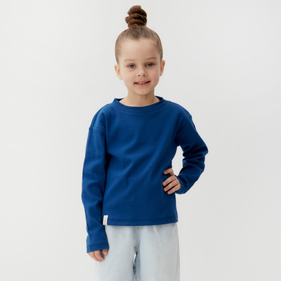 Лонгслив для девочки KAFTAN: Blueberry, размер 28 (86-92 см)
