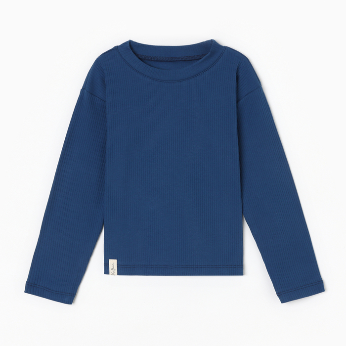 Лонгслив для девочки KAFTAN: Blueberry, размер 34 (122-128 см)