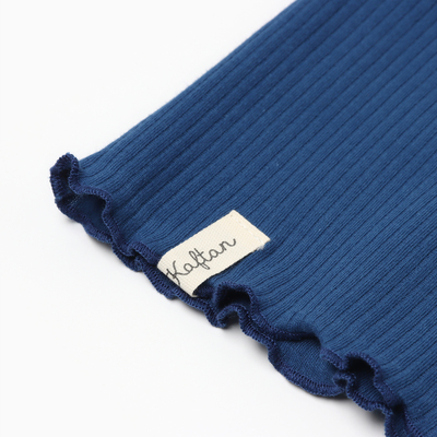 Водолазка для девочки с длинным рукавом KAFTAN: Blueberry, синяя, размер 32 (110-116 см)