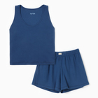 Пижама женская (футболка, шорты) KAFTAN Blueberry, размер 40-42 - Фото 6