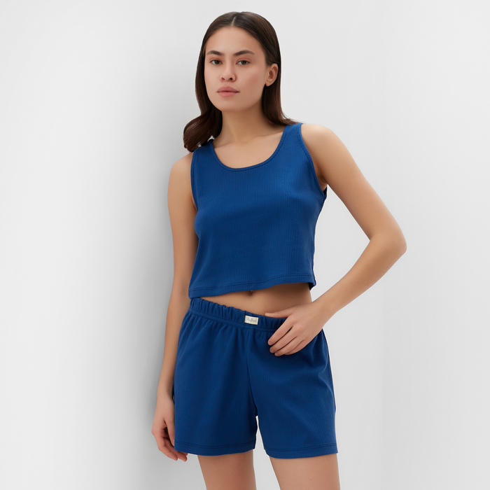 Пижама женская (футболка и шорты) KAFTAN Blueberry р. 44-46