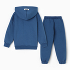 Костюм детский (толстовка, брюки) KAFTAN Basic line р.30 (98-104), синий - Фото 12
