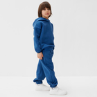 Костюм детский (толстовка, брюки) KAFTAN Basic line р.30 (98-104), синий - Фото 3