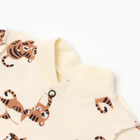 Набор: кофточка и ползунки Крошка Я "Тигруля", рост 62-68 см, бежевый - Фото 2
