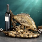 Подставка под бутылку и бокалы "Рыбалка" 30х45х25см - Фото 1