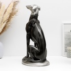 Фигура "Собака Лорд" серебро, 35х25х15см - фото 23899592