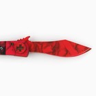 Сувенир деревянный нож наваха «Красный дым», 22 см - Фото 7